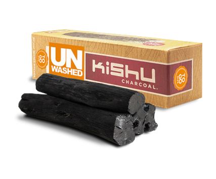 Kishu Charcoal Unwashed – 3 To Go Sticks for Water Bottles. The